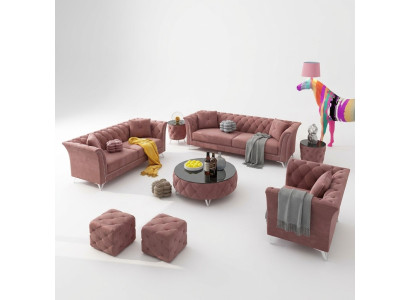 Zestaw sofowy 3+2+1 miejsce do siedzenia Material Couches Podkładka Ustawić Sofy Couch Designer