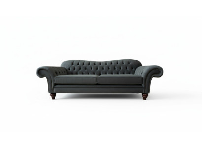 XXL Chesterfield Sofa 4 miejsce do siedzenia Sofa Podkładka Siedziba Ustawić Skórę Włókienniczą