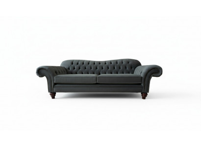 XXL Chesterfield Sofa 4 miejsce do siedzenia Sofa Podkładka Siedziba Ustawić Skórę Włókienniczą