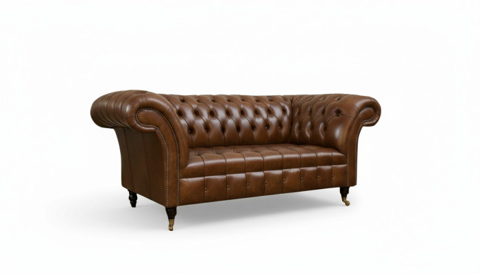 Chesterfield Sofa 2 miejsce do siedzenia Podkładka Designerskie Kanapy Sofy Ustawić Sofę #325 Nowość