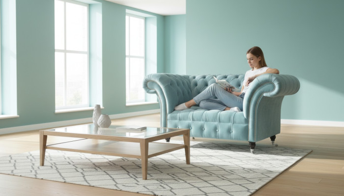 Chesterfield Krzesło Projektowanie Sofa Kanapy Kanapy Kanapy Sofy Tkaniny Meble Nowe