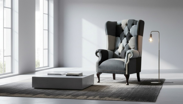 Luksusowa Podkładka Classic Chesterfield Fotel 1 miejsce do siedzenia EarsFotel Single Seater Nowość