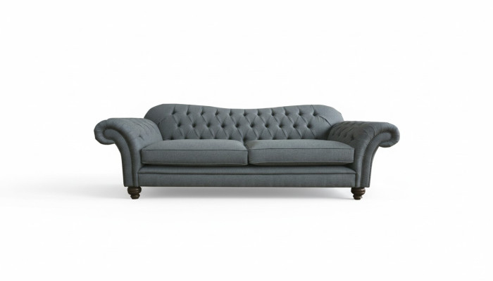 Big Chesterfield Podkładka Sofas Design Luxury Sofa 4 miejsce do siedzenia Włókienniczy Kanapy