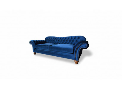 xxl Duża Sofa Couch Chesterfield 240cm Podkładka Sofy 4 miejsce do siedzenia Skóra
