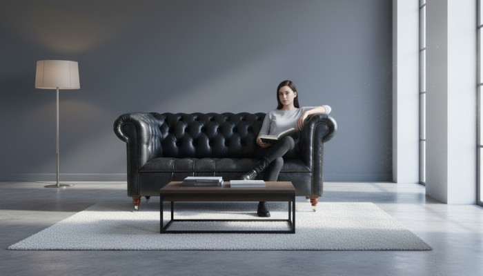 Chesterfield Podkładka Kanapa Skóra Kanapa Sofa Ustawić Sofy Dwuosobowe Aksamit Nowość