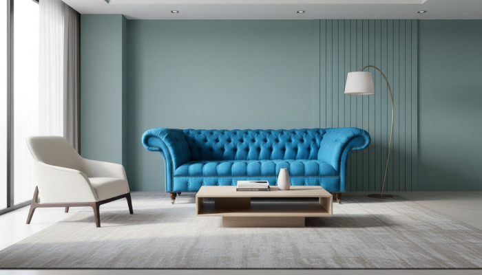 Design Couch Podkładka Sofy Materiał Nowoczesny Zestaw sofowy 3 kanapy trzyosobowe