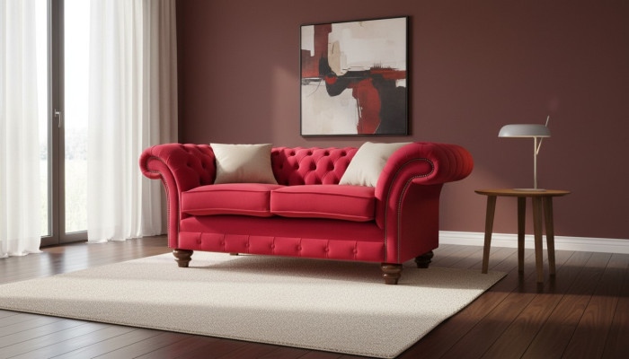 Sofa 2 miejsce do siedzenia Couch Design Podkładka Modern Włókienniczy Materiał Funkcja łóżka Kanapy Nowość