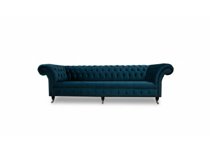Design Sofa Chesterfield Podkładka Modern Włókienniczy Materiał Sofy 4 miejsca do siedzenia