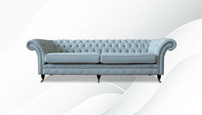 Podkładka Sofy Design Luksusowa Kanapa Sofa 4-osobowa Kanapy Materiałowe Czteromiejscowe Aksamit Nowość