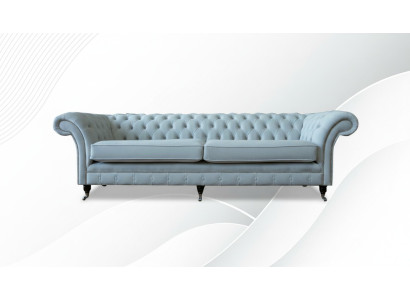 Podkładka Sofy Design Luksusowa Kanapa Sofa 4-osobowa Kanapy Materiałowe Czteromiejscowe Aksamit Nowość