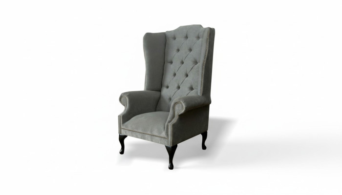 Fotel z podłokietnikami Chesterfield, sofy tapicerowane, klasyczny fotel klasy Premium Nowy.
