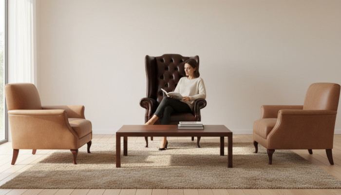 Chesterfield fotel z podłokietnikami, kanapy z tapicerowanymi poduszkami, styl antyczny, fotel krzesło, meble klasyczne.