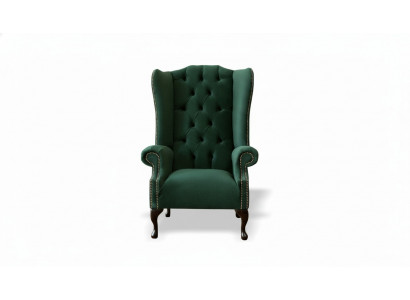 Fotel uszak Fotel Aksamitny Design Sofa Chesterfield Tkanina Meble jvmoebel ®