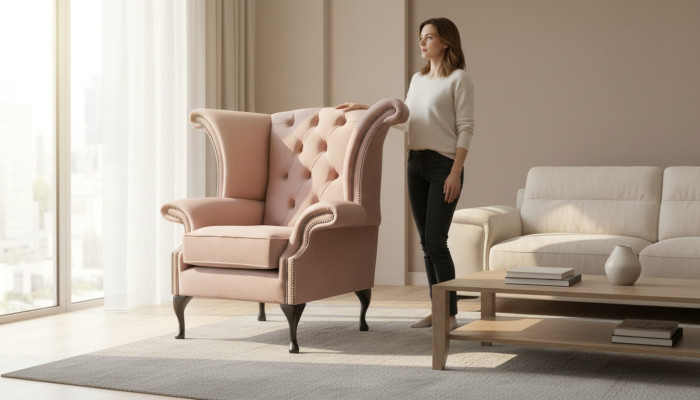 Luksusowe meble w stylu designu - fotel do jadalni, salonu, klubu, relaksacyjny sof Zielony Nowy