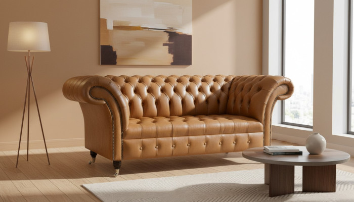 Sofa 2 miejsce do siedzenia Podkładka Designerskie Kanapy Sofy Ustawić Sofa Skórzana Dwumiejscowa Nowa