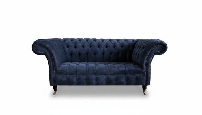 Kanapa Dwuosobowa Sofa Klasyczna Tekstylna Kanapa Podkładka Sofa 2 miejsce siedzące Aksamit Kanapy