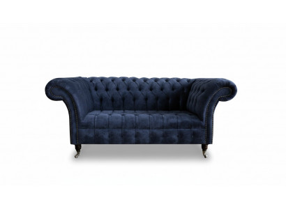 Kanapa Dwuosobowa Sofa Klasyczna Tekstylna Kanapa Podkładka Sofa 2 miejsce siedzące Aksamit Kanapy
