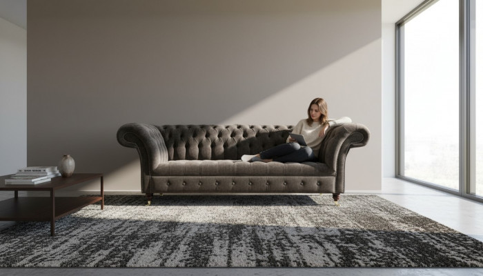 Chesterfield Original Meble 3 miejsce do siedzenia Sofa Podkładka Sofy Kanapy Sofa Tekstylna Nowość