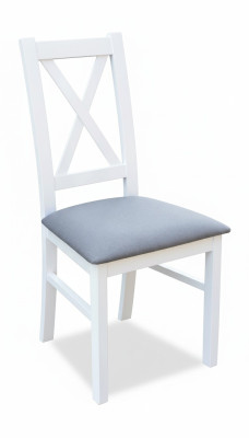 Zestaw 1x Solidne drewnone Fotel krzesło do jadalni Materiał Podkładka krzesło Gastro jadalnia Nowość