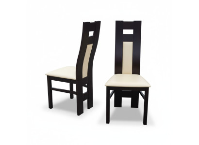 Zestaw krzeseł drewnianych 1x Krzesło do jadalni Solidne drewno Krzesło Designerskie krzesła do jadalni Krzesła