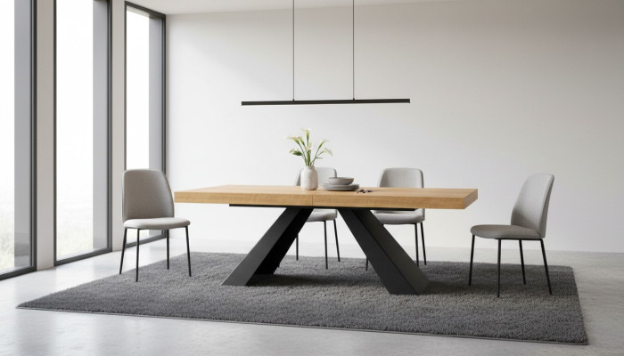 luksusowe stoły Meble designerskie Stół obiadowy Drewno jadalnia Salon Nowoczesny Tabela