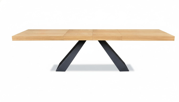 Tabela Stół obiadowy stół drewniany xxl Stół konferencyjny 100x200cm Rozkładany 280cm Solidny