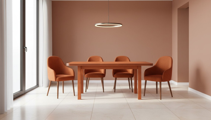 Ess Tabela Pokój stoły Wohn Pokój Drewno Designer 90x160/200cm Stoły Kuchenne Nowość
