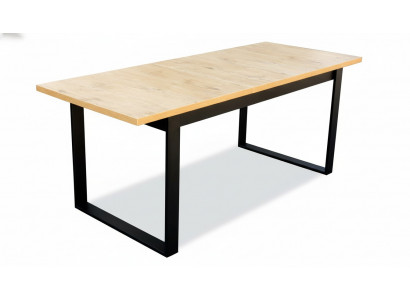 Stół obiadowy Tabela jadalnia Biuro Salon stoły Drewno Design 160cm Rozkładane