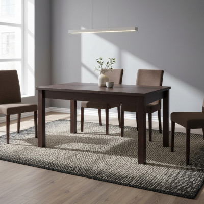 Stół obiadowy Tabela jadalnia Salon Drewno Design Luksusowy Nowoczesny 80x140/180 Nowość