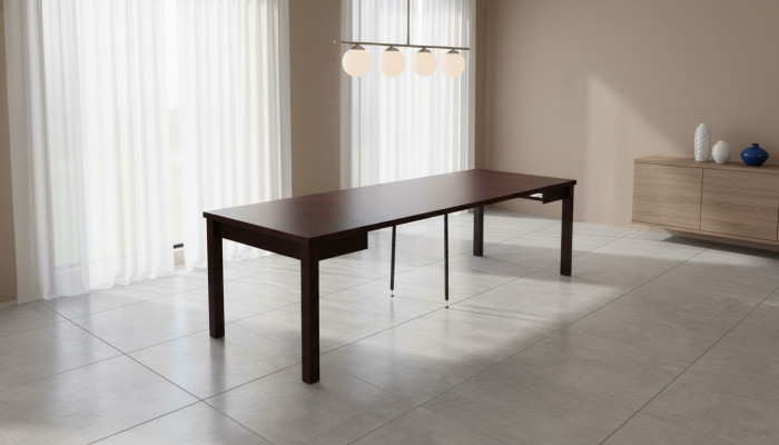 Luksusowy stół drewniany jadalnia stoły Design Stół obiadowy stoły drewniane Meble 100x100/250cm