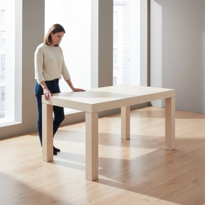 Nowoczesne stoły obiadowe stoły konferencyjne Tabela Office Design Drewno 80x140/180cm Nowość