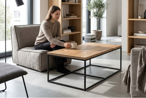 Loft Meble Designerska Klasyczna Stolik Kawowy Stolik Sofa Salonowa