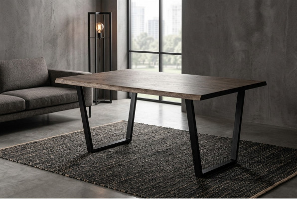 Kanapa Tabela Drewno sofa prostokątna designerska stoły włoska strona 110x70cm