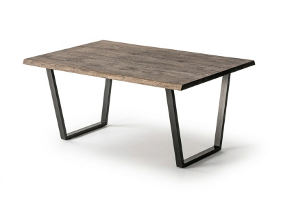 Kanapa Tabela Drewno sofa prostokątna designerska stoły włoska strona 110x70cm