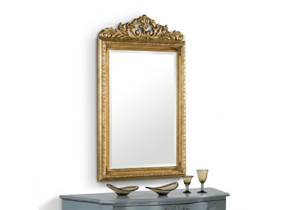 Szkło Rama Ściana Klasyczna lśniąca ściana drewniana rama Lustro Meble Nowość 133x81cm