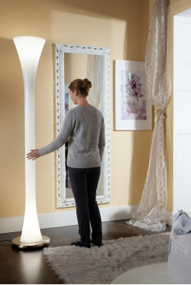 Szykowny, klasyczny design Lustro salon Deski Kredens Drewno Rama Barokowy Rokoko