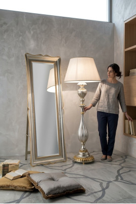 Klasyczne designerskie Lustro Duże lustro ścienne w stylu retro barokowym w stylu rokoko