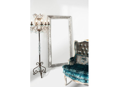 Lustro lustro ścienne designe deski podłogowe salon łazienka Drewno Szkło design SP7690 połacie