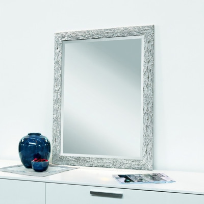 Lustro lustro ścienne designerskie deski podłogowe salon łazienka Drewno Szkło design Meble Nowość