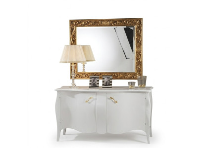 lustro ścienne Lustro Bad Przedpokój Design Salon Antyk Stil Szkło Vintage Baroque Rokoko