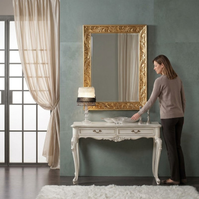 Lustro Italian Design Meble Lustro Stojące Kredens 93x183cm Barokowy Rokoko