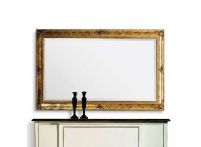 lustro ścienne Drewno Rama lustro wiszące Golden Lustro lustro ścienne do salonu Nowość