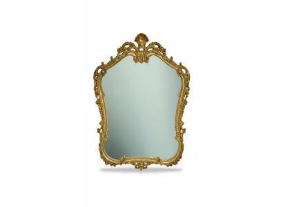 Lustro lustro ścienne Deska podłogowa barokowa rokoko salon łazienka Drewno Szkło Design SP7560