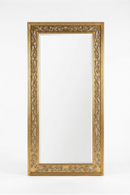 Lustro lustro ścienne Deska podłogowa barokowa rokoko w salonie łazienka Drewno Szkło Design SP 6420