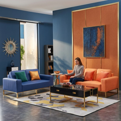 Zestaw sofowy 3+2 miejsce do siedzenia Zestaw Designer Podkładka Kanapy Nowoczesne Sofy