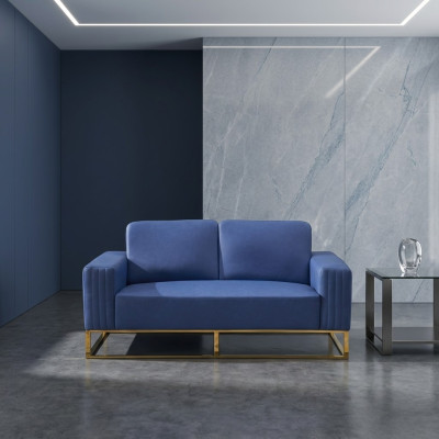 Kanapa sztuczna skóra Sofa Noble Design Designer 2 miejsce siedzące Meble Classic