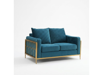 Sofa 2 miejsce do siedzenia Couch Design Podkładka Modern 100% Włókienniczy Materiał Modern