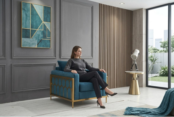 Fotel Club Lounge Projektant Krzesło Lehn Podkładka Sofa 1 miejsce siedzące TV Nowość