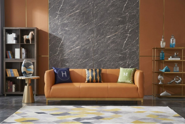 Designerska Sofa 3 miejsce do siedzenia Modern Couch Podkładka Sofy Designerska sofa trzyosobowa