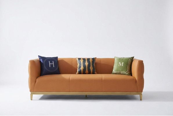 Designerska Sofa 3 miejsce do siedzenia Modern Couch Podkładka Sofy Designerska sofa trzyosobowa